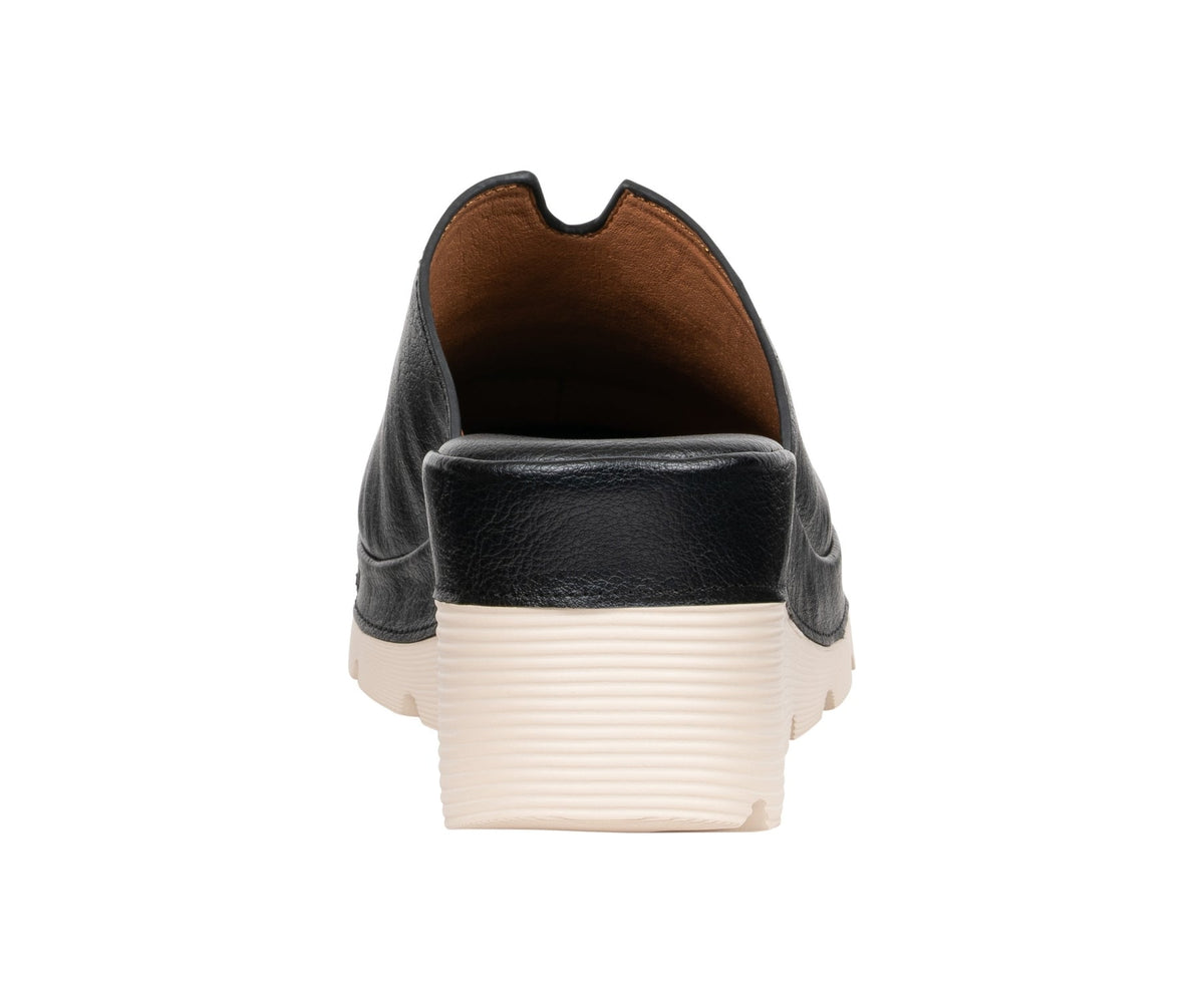 Alna Black Wedge Mule by GC Shoes – view 3