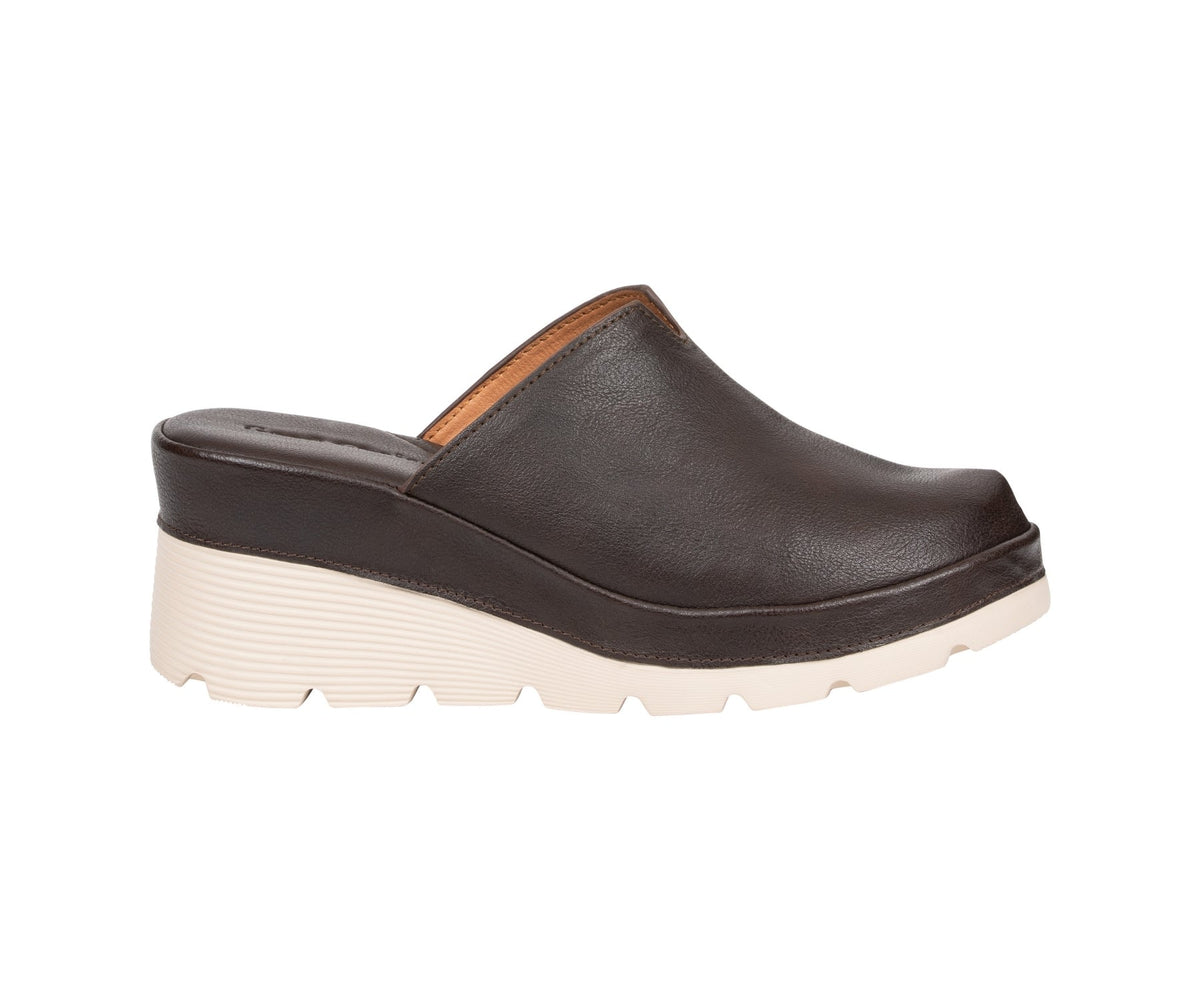 Alna Brown Wedge Mule by GC Shoes – view 4