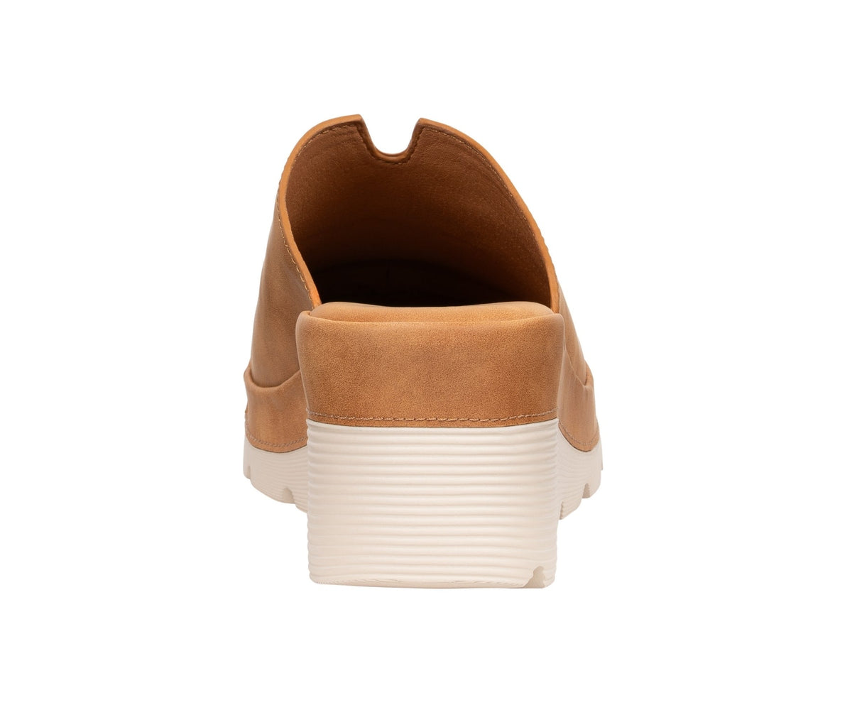 Alna Tan Wedge Mule by GC Shoes – view 3