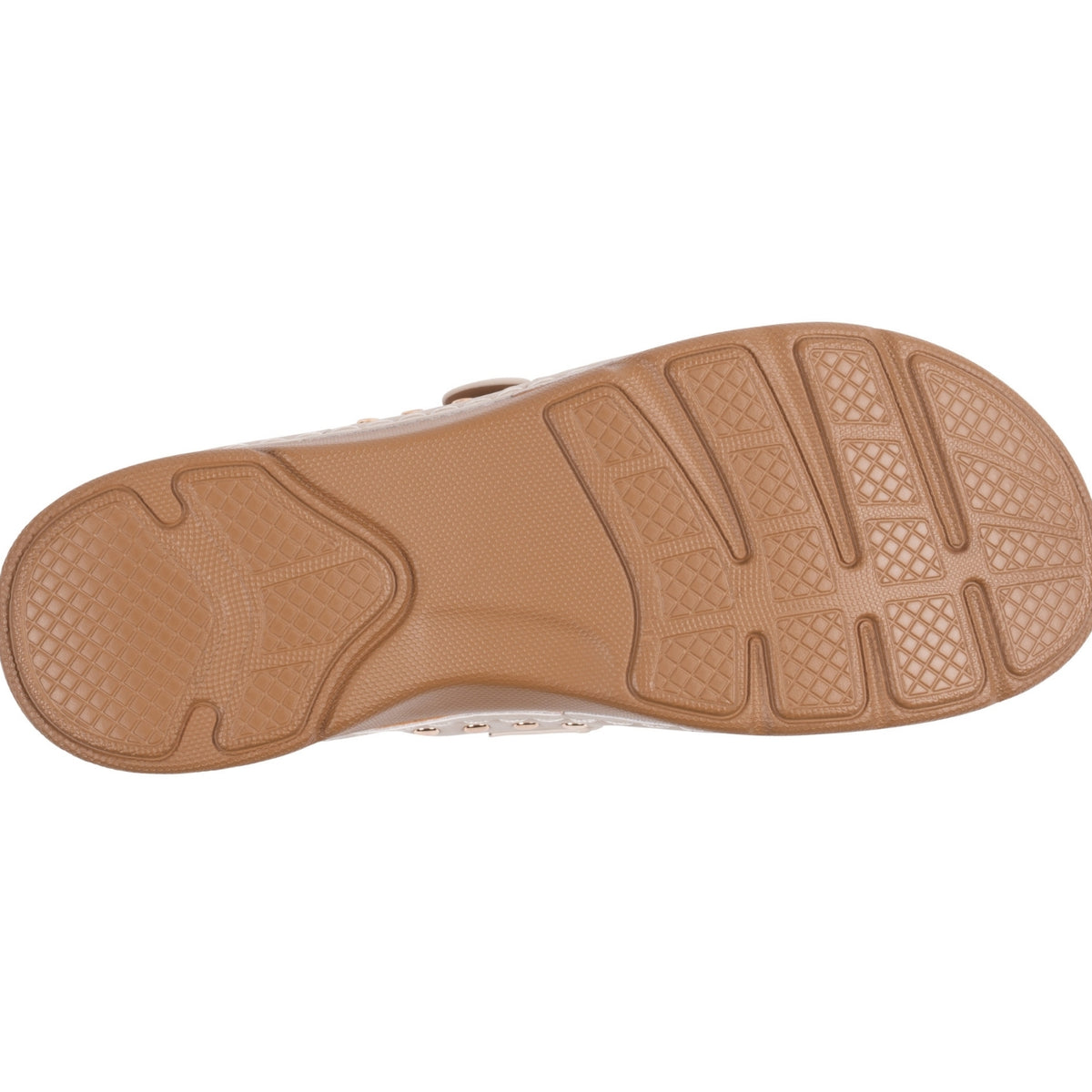 Women's Beige Hardware Thong Sandals – Arla by GC Shoes, view 5