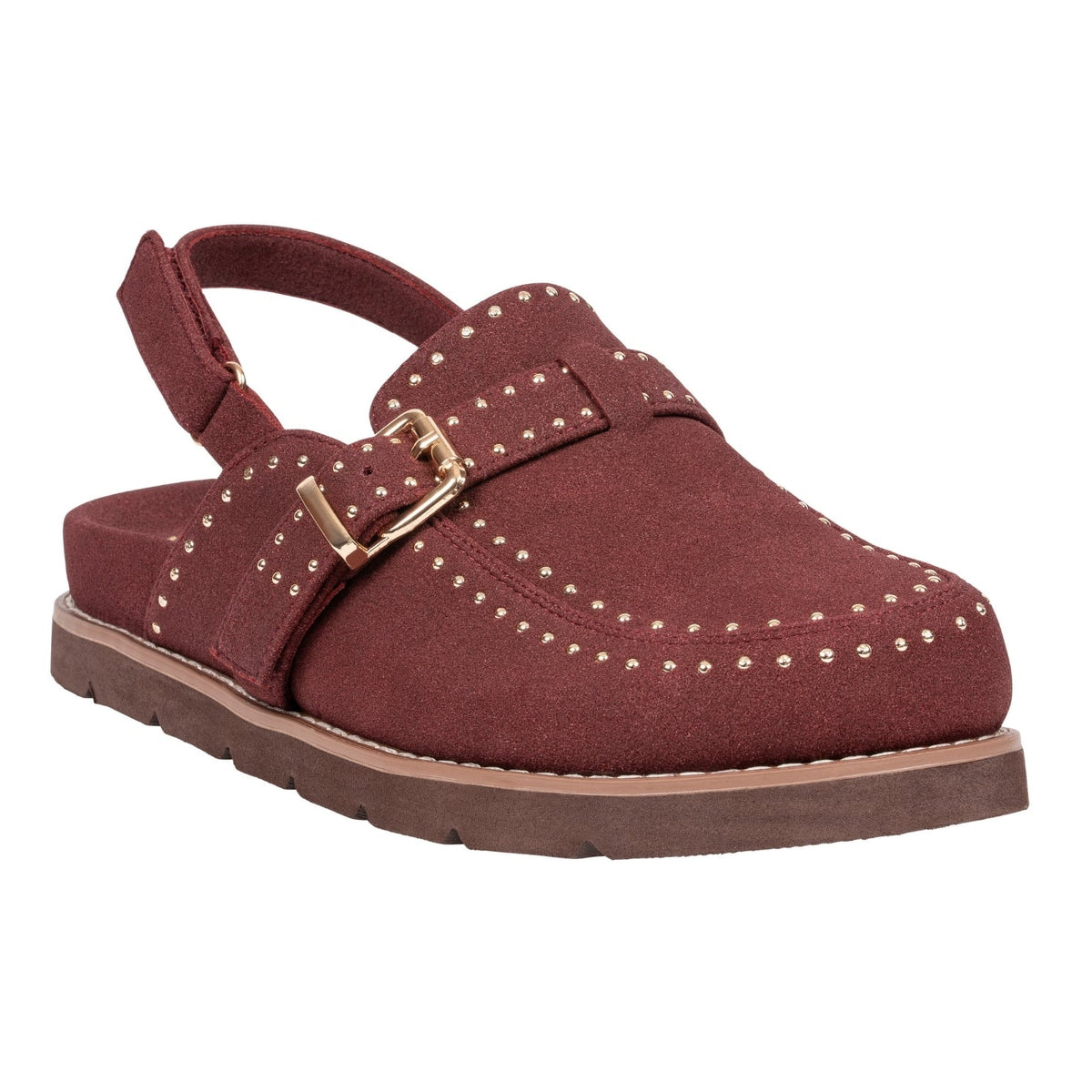 Corell Burgundy Slingback Mule by GC Shoes