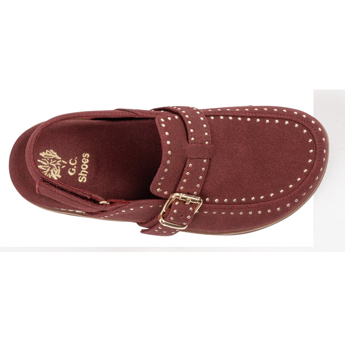 Corell Burgundy Slingback Mule by GC Shoes – view 2