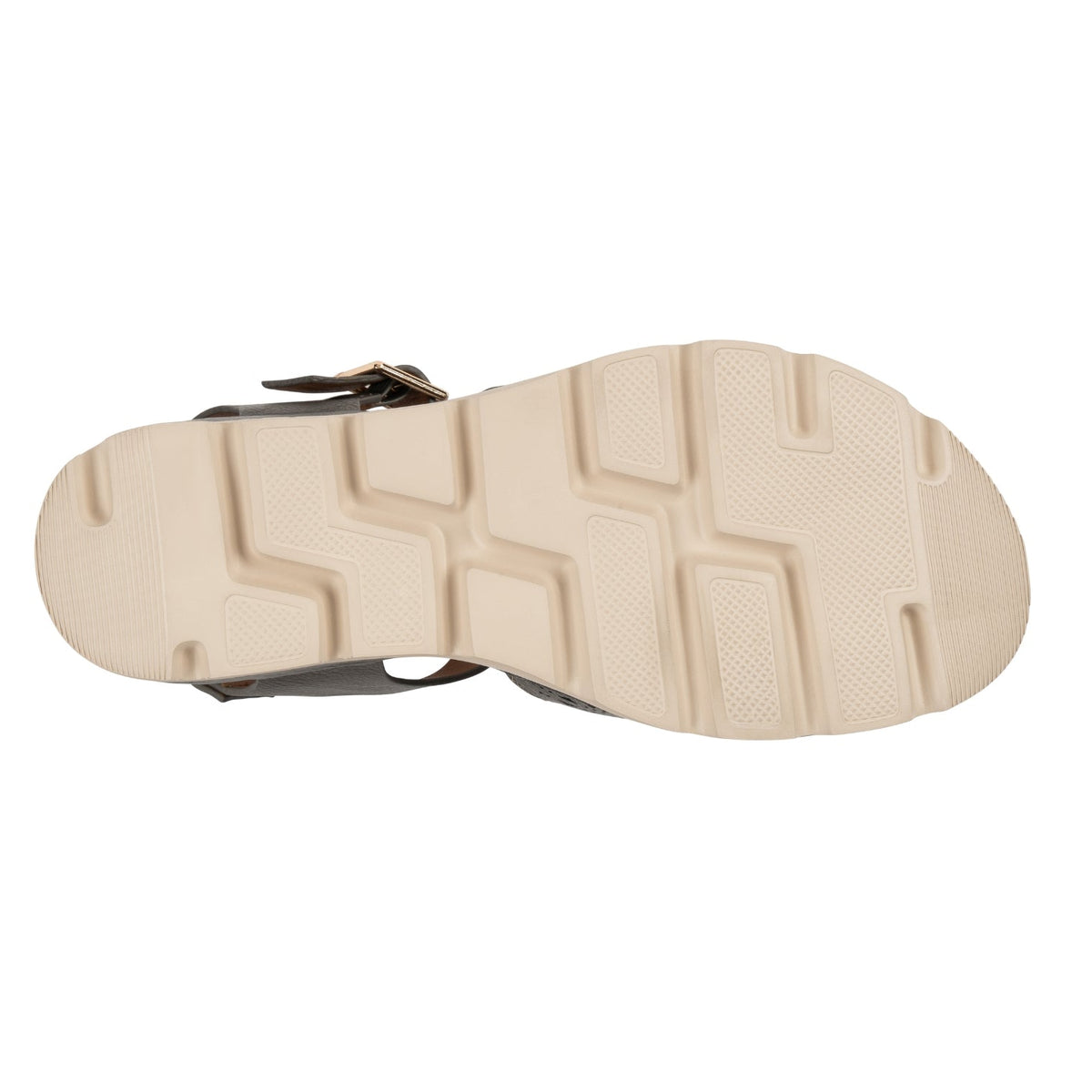 Carmel Olive Buckle Wedge Sandal by GC Shoes – view 5