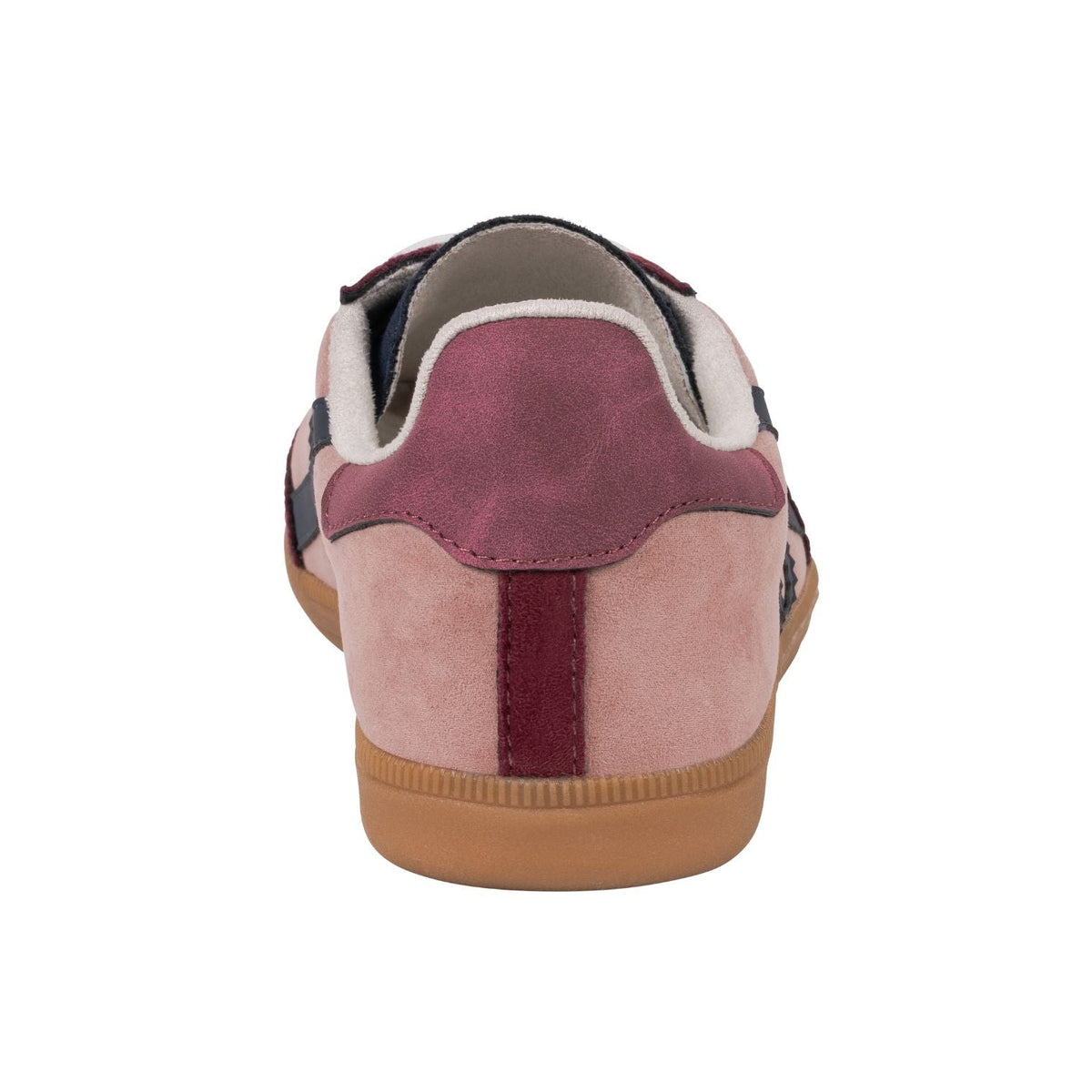 Fowler Burgundy Retro Stripe Sneaker by GC Shoes – view 4