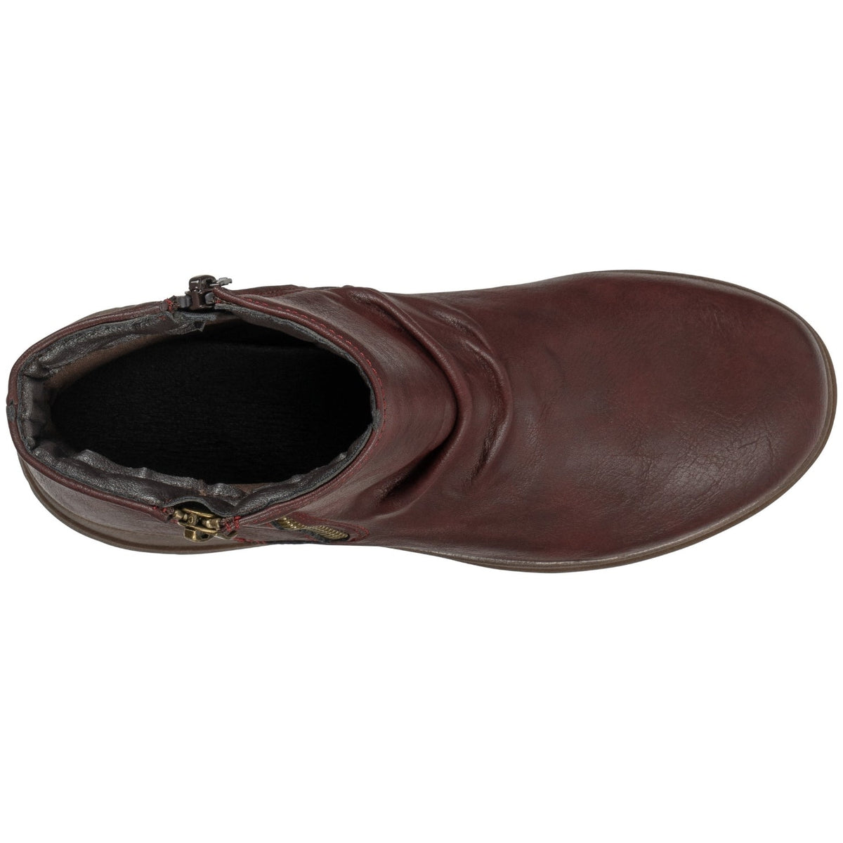 Fremont Burgundy Ankle Bootie by GC Shoes – view 3