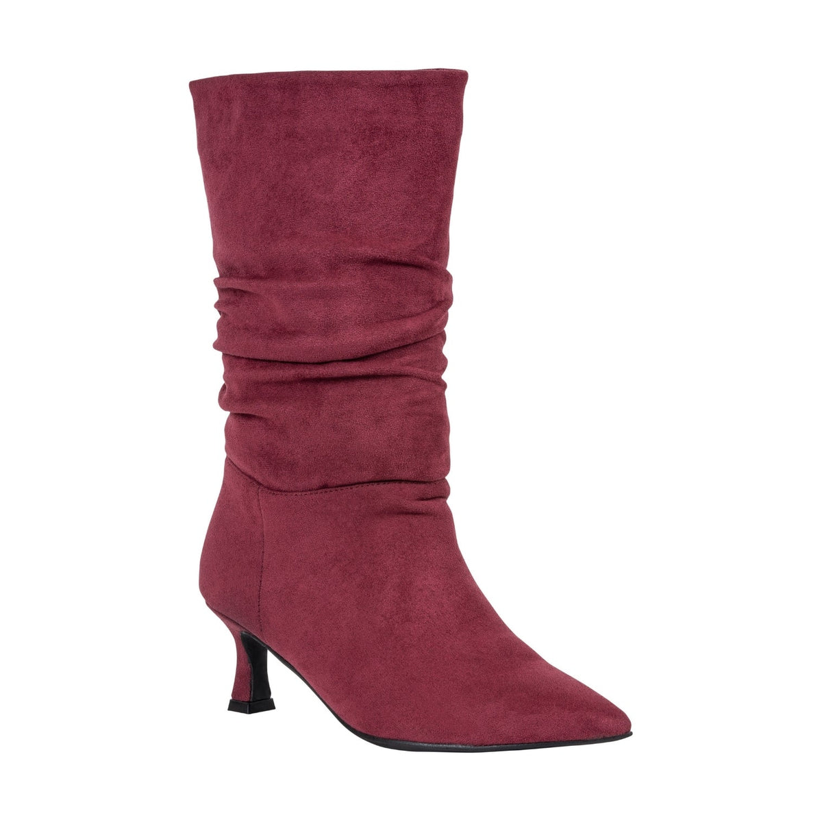 Gina Burgundy Mid-Calf Boot by GC Shoes