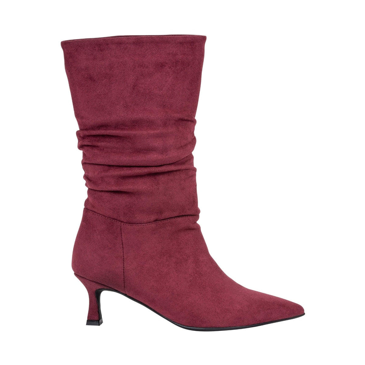 Gina Burgundy Mid-Calf Boot by GC Shoes – view 2