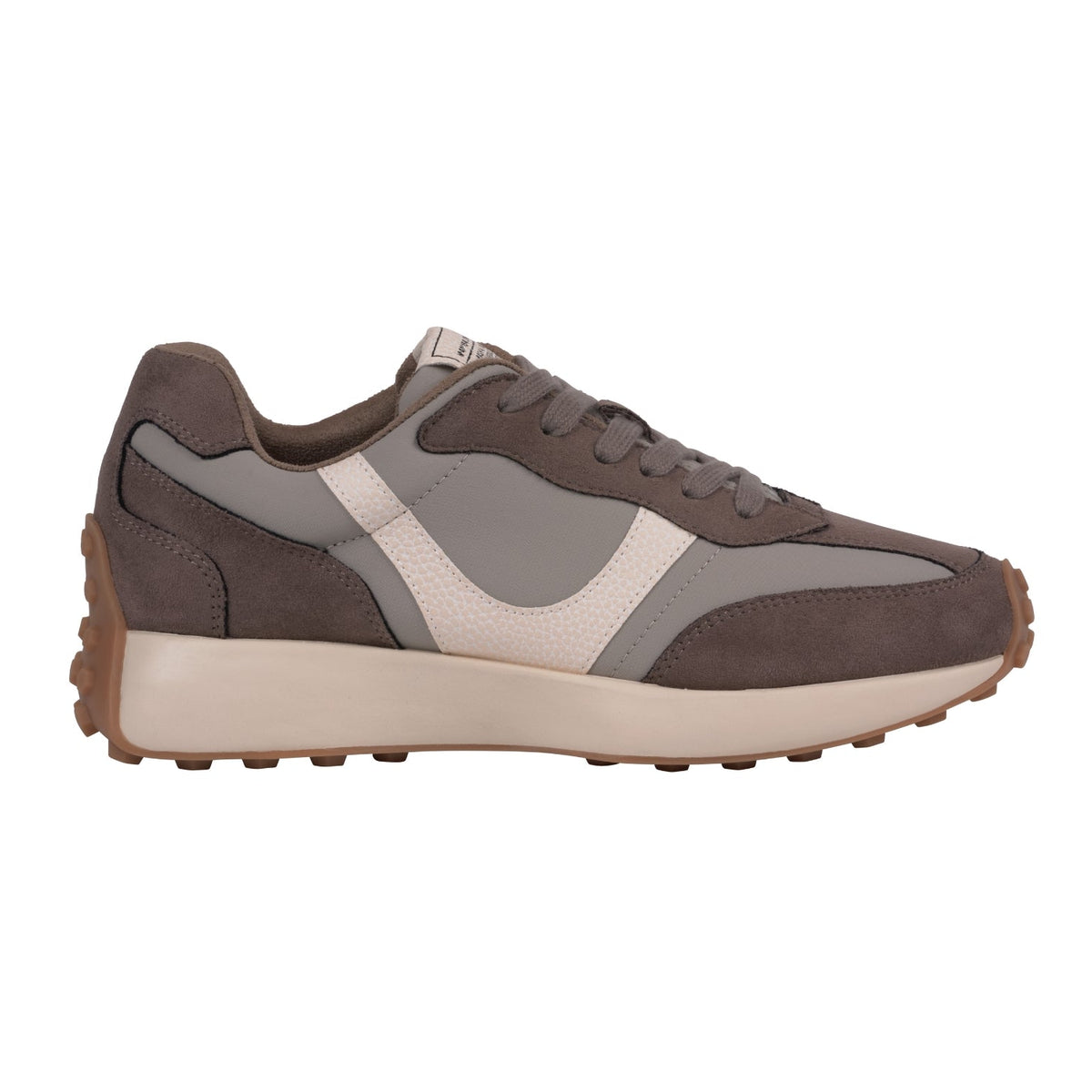 Howell Taupe Retro Jogger Sneaker by GC Shoes – view 2