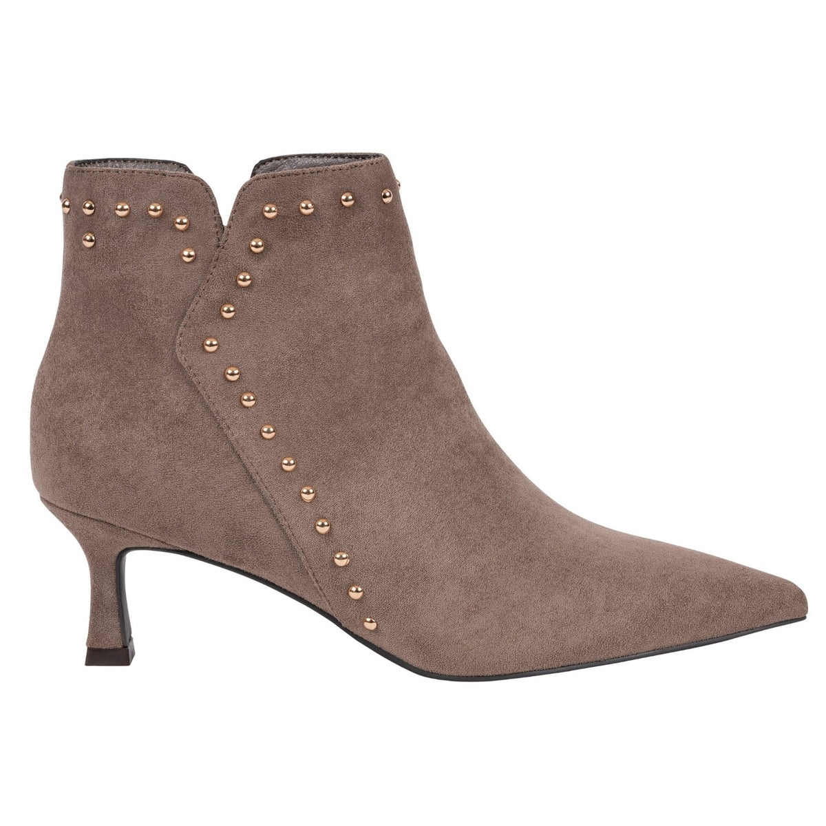 Ivette Taupe Ankle Bootie by GC Shoes – view 2
