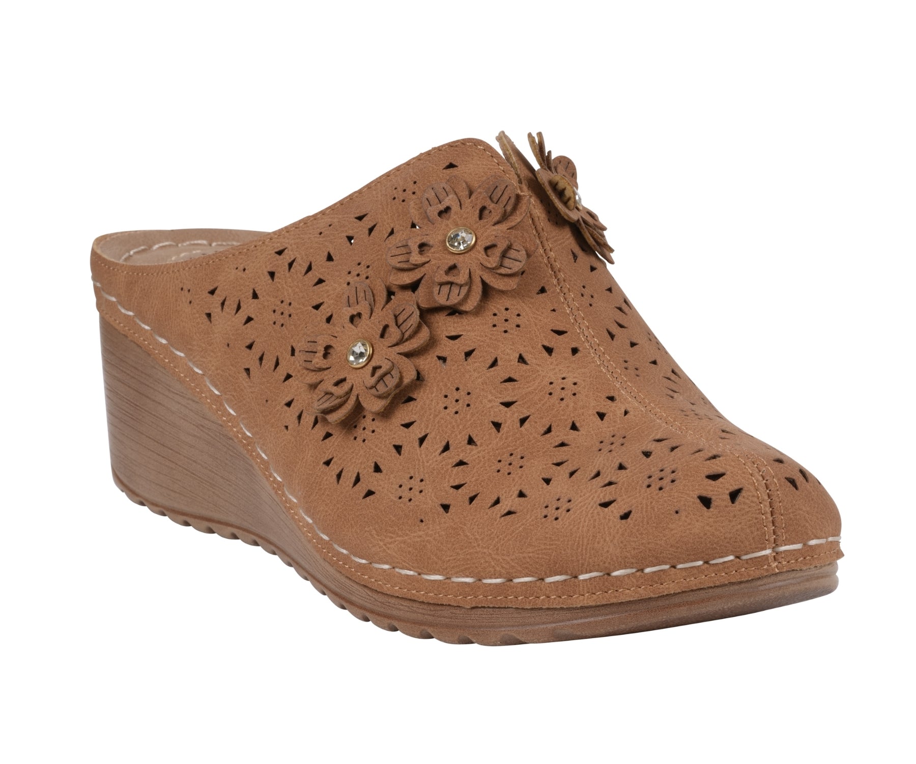 Women's Brown Flats – Krista by GC Shoes