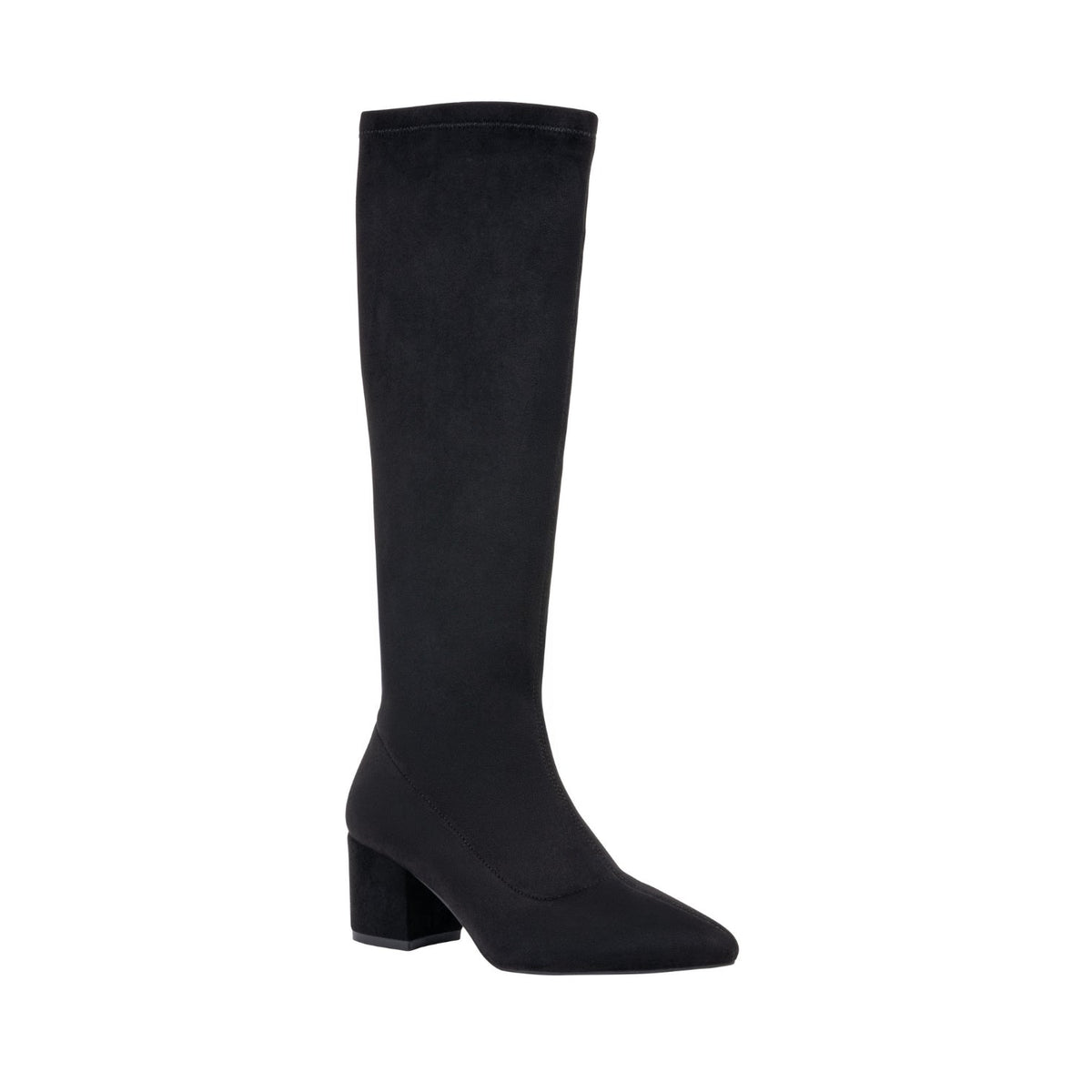 Riggs Black Knee-High Boot by GC Shoes