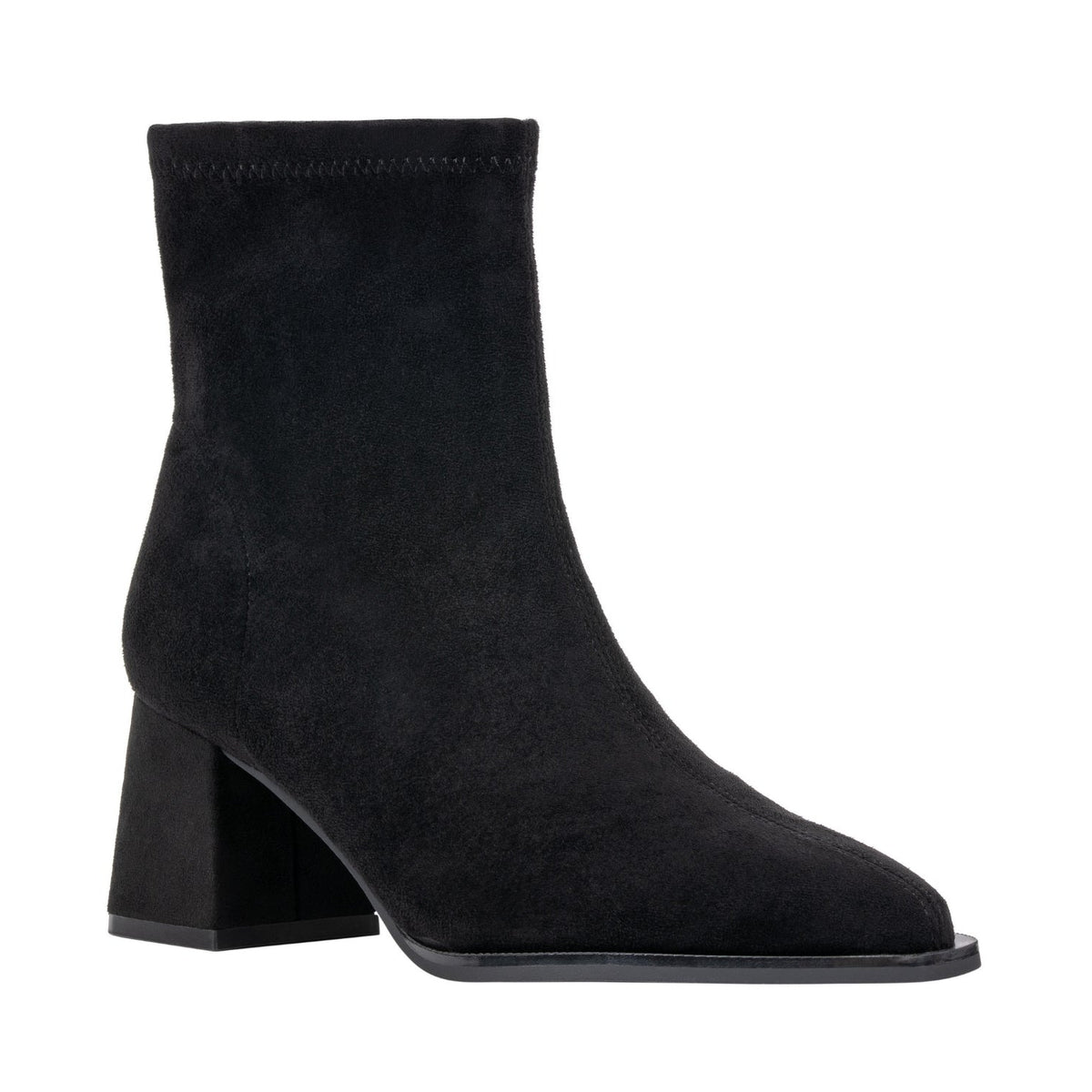 Rolette Black Suede Bootie by GC Shoes