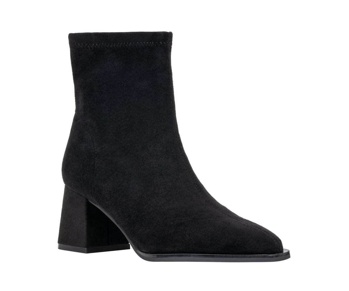 Rolette Black Suede Bootie by GC Shoes