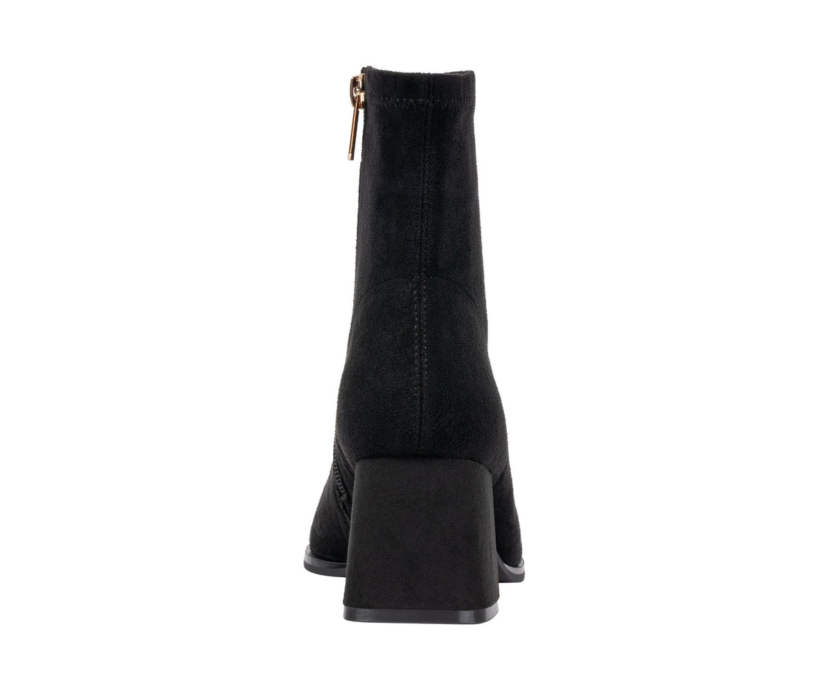 Rolette Black Suede Bootie by GC Shoes – view 3