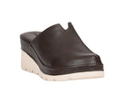 Alna Brown Wedge Mule by GC Shoes
