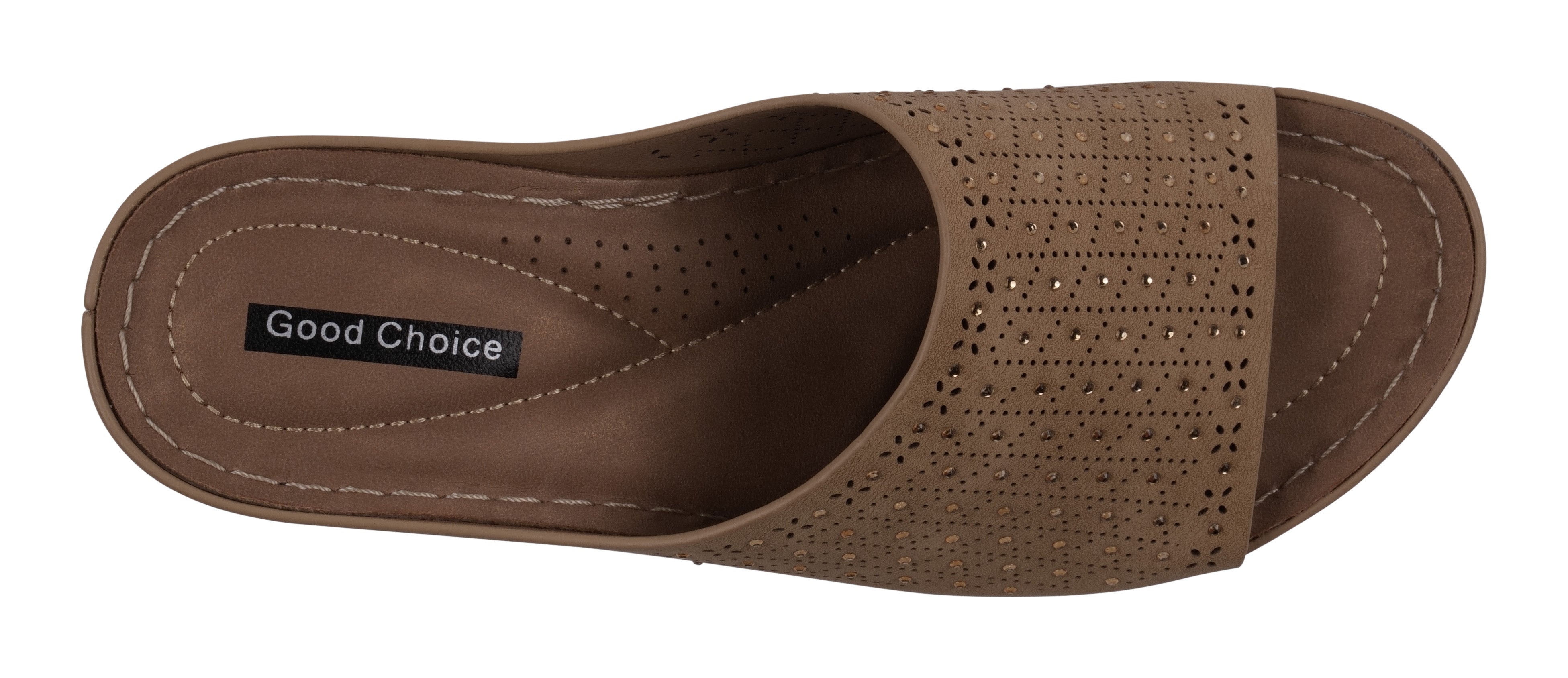 Atlanta Tan Wedge Sandals – GC Shoes