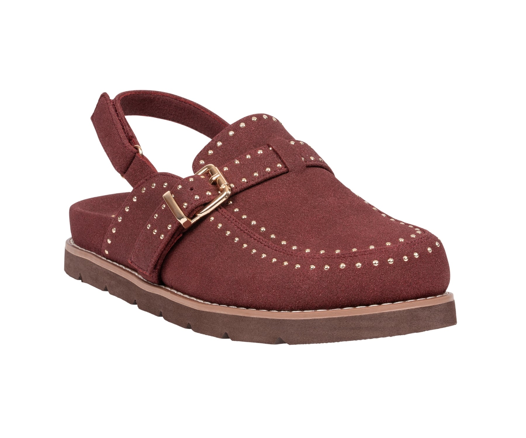 Corell Burgundy Slingback Mule by GC Shoes