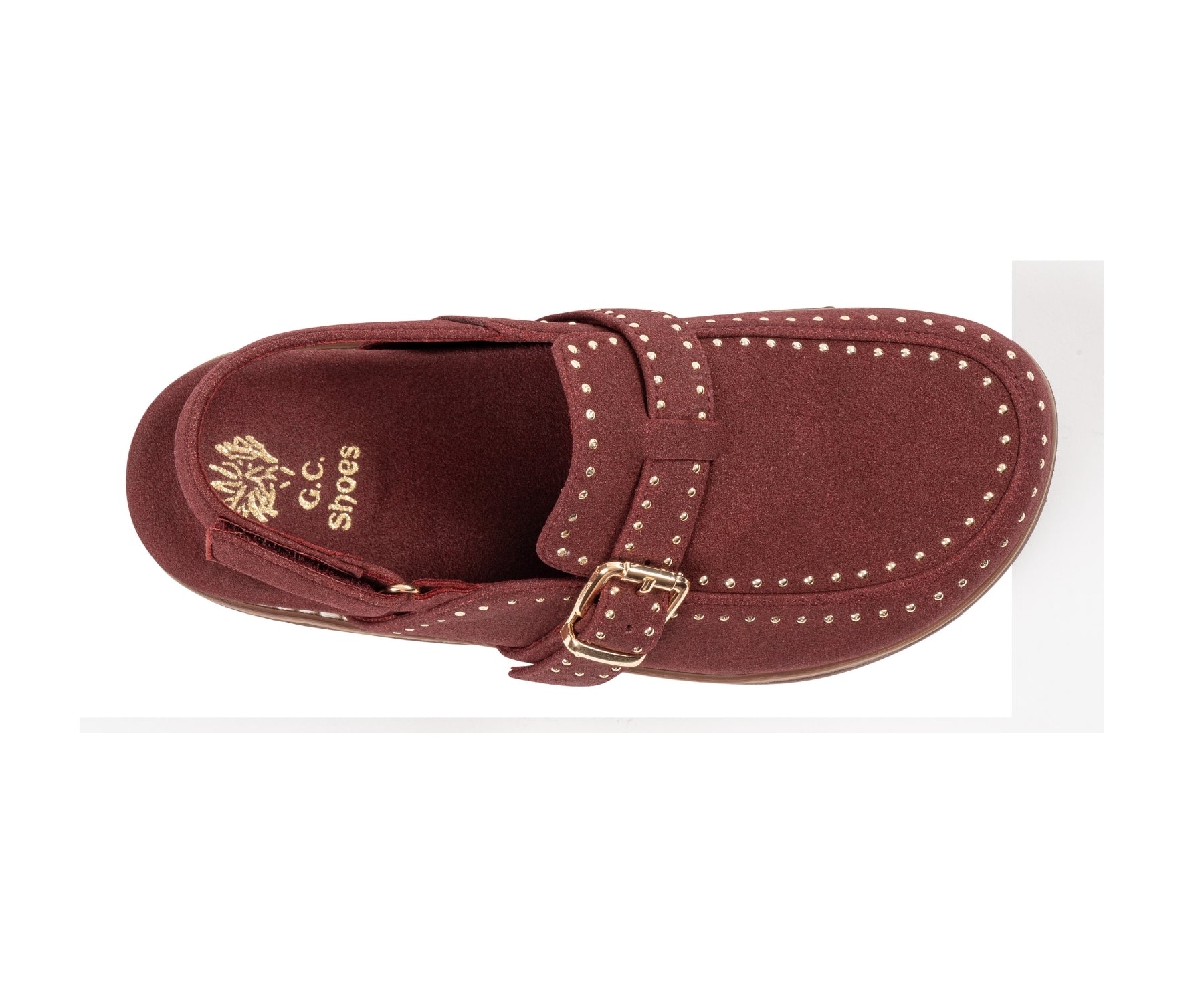 Corell Burgundy Slingback Mule by GC Shoes – view 2