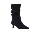 Gina Black Mid-Calf Boot by GC Shoes