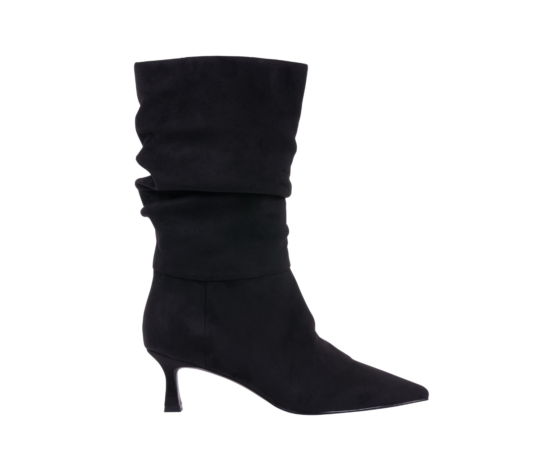 Gina Black Mid-Calf Boot by GC Shoes – view 2