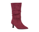 Gina Burgundy Mid-Calf Boot by GC Shoes