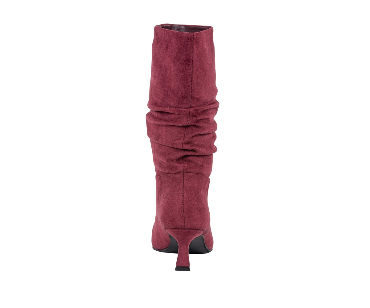 Gina Burgundy Mid-Calf Boot by GC Shoes – view 3