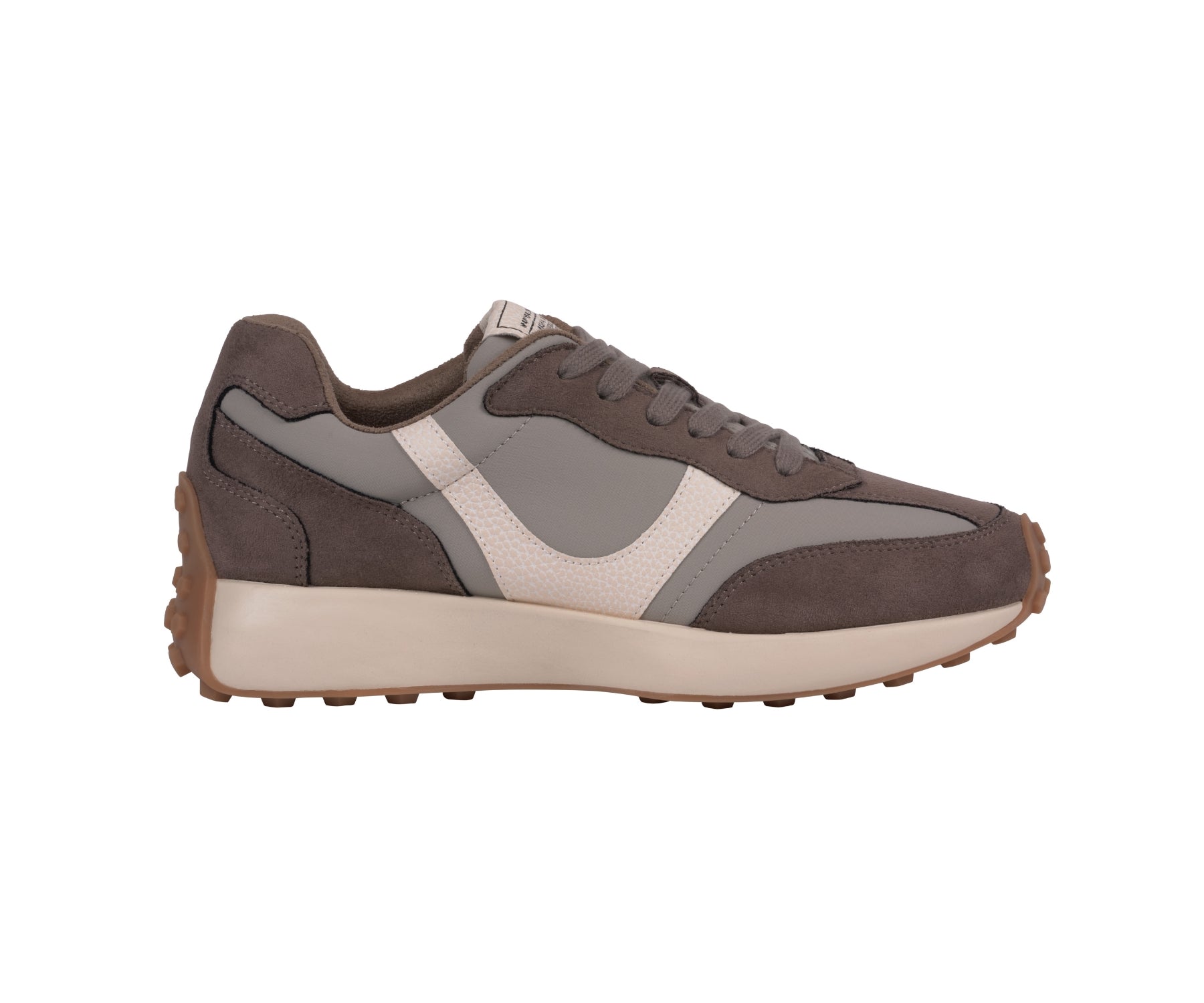 Howell Taupe Retro Jogger Sneaker by GC Shoes – view 2