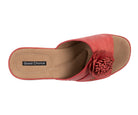 Women's Coral Floral Wedge Slide Sandals – Jenna by GC Shoes, view 3