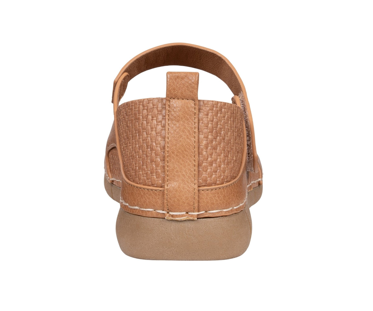 Kace Tan Mary Jane Ballet Flat by GC Shoes – view 3