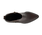 Kodiak Brown Croc-Embossed Bootie by GC Shoes – view 4