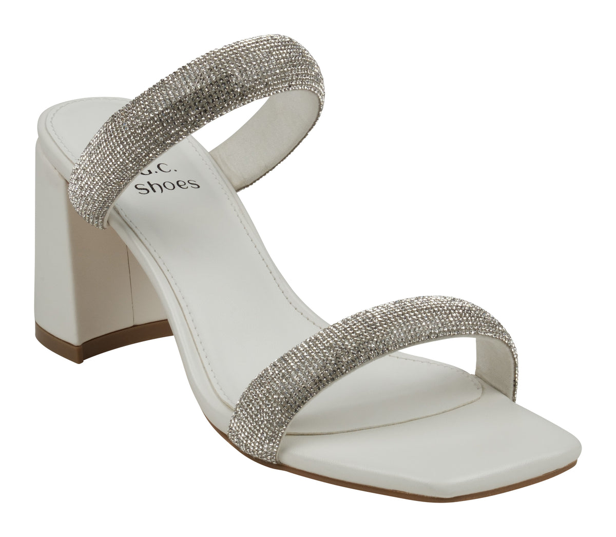 Luella White Heeled Sandals – GC Shoes