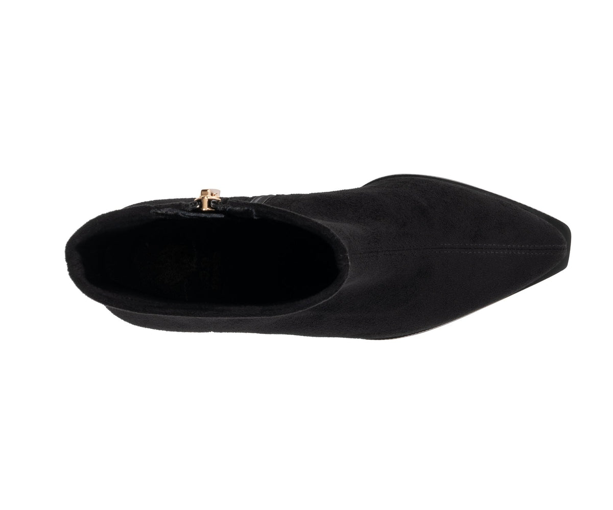 Rolette Black Suede Bootie by GC Shoes – view 4