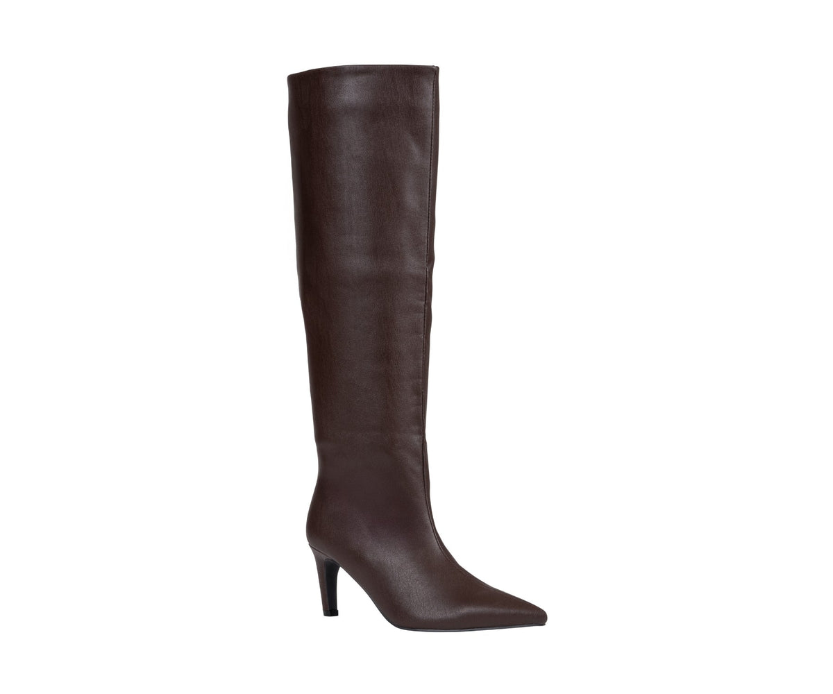 Sutton Brown Knee-High Boot by GC Shoes