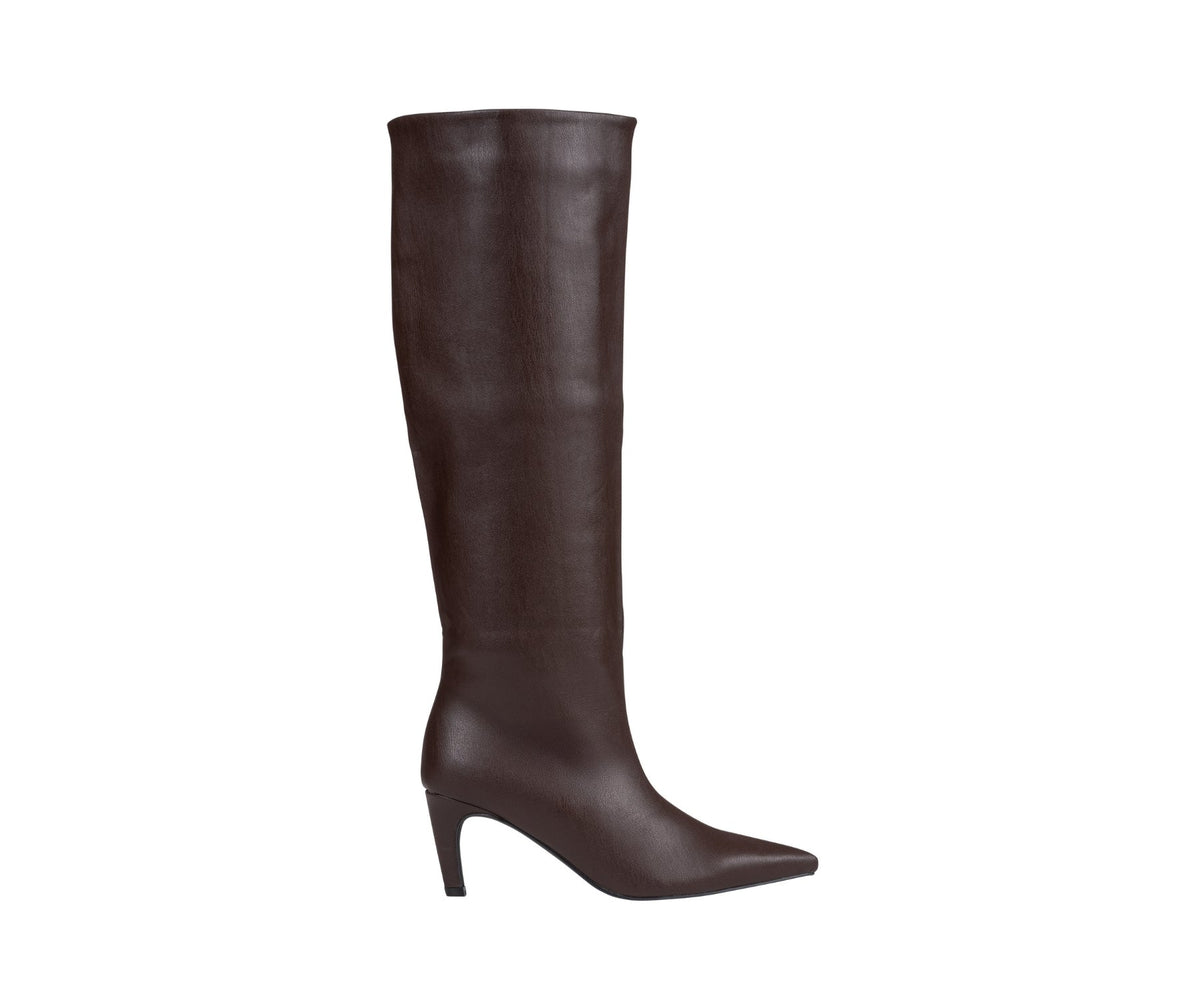 Sutton Brown Knee-High Boot by GC Shoes – view 2