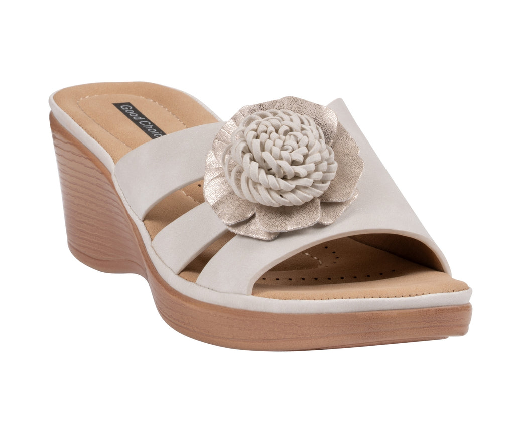 Sandales GC Shoes Waterlilies - Taille 8M (US) - Couleur Tan - Synthétique - Neuves Sans Boîte