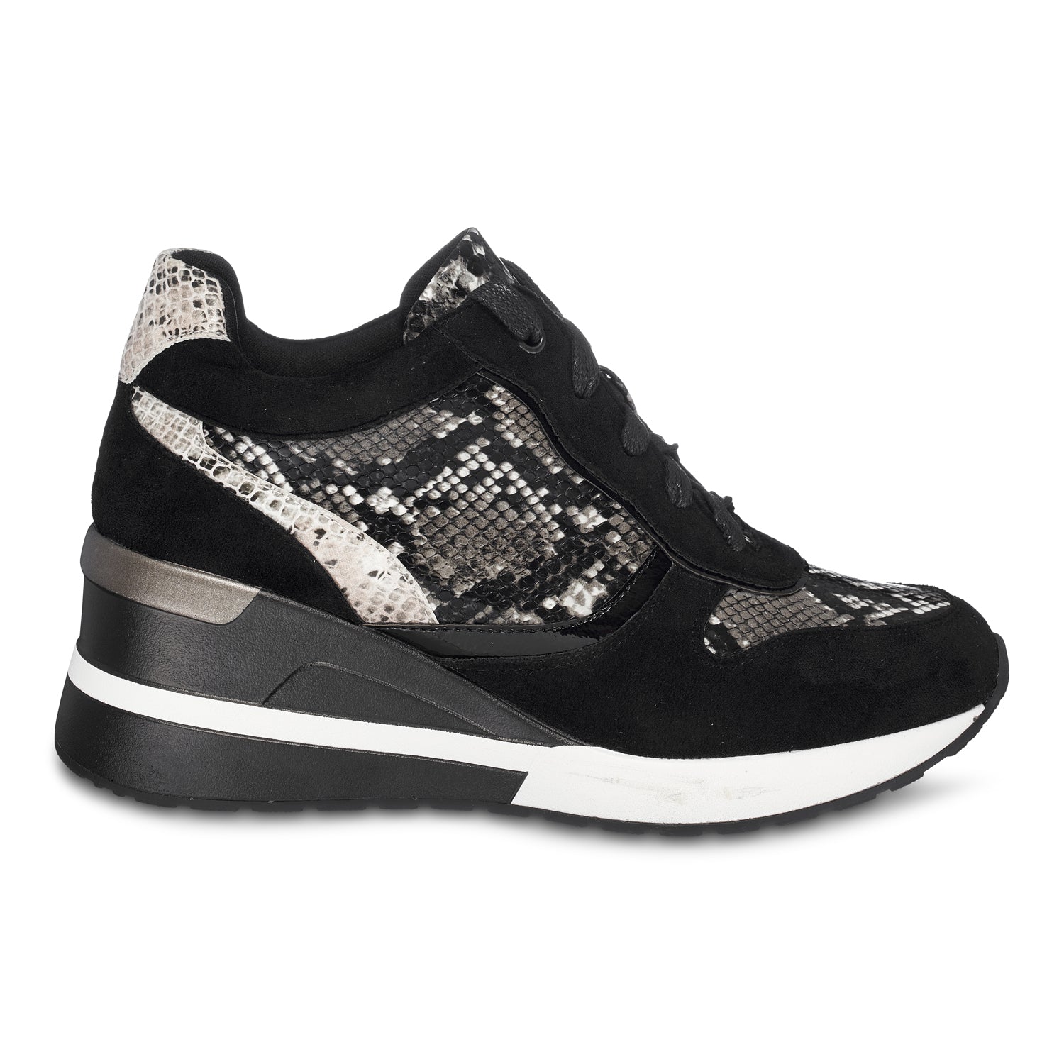 Sixty Black Zipper Sneakers – GC Shoes