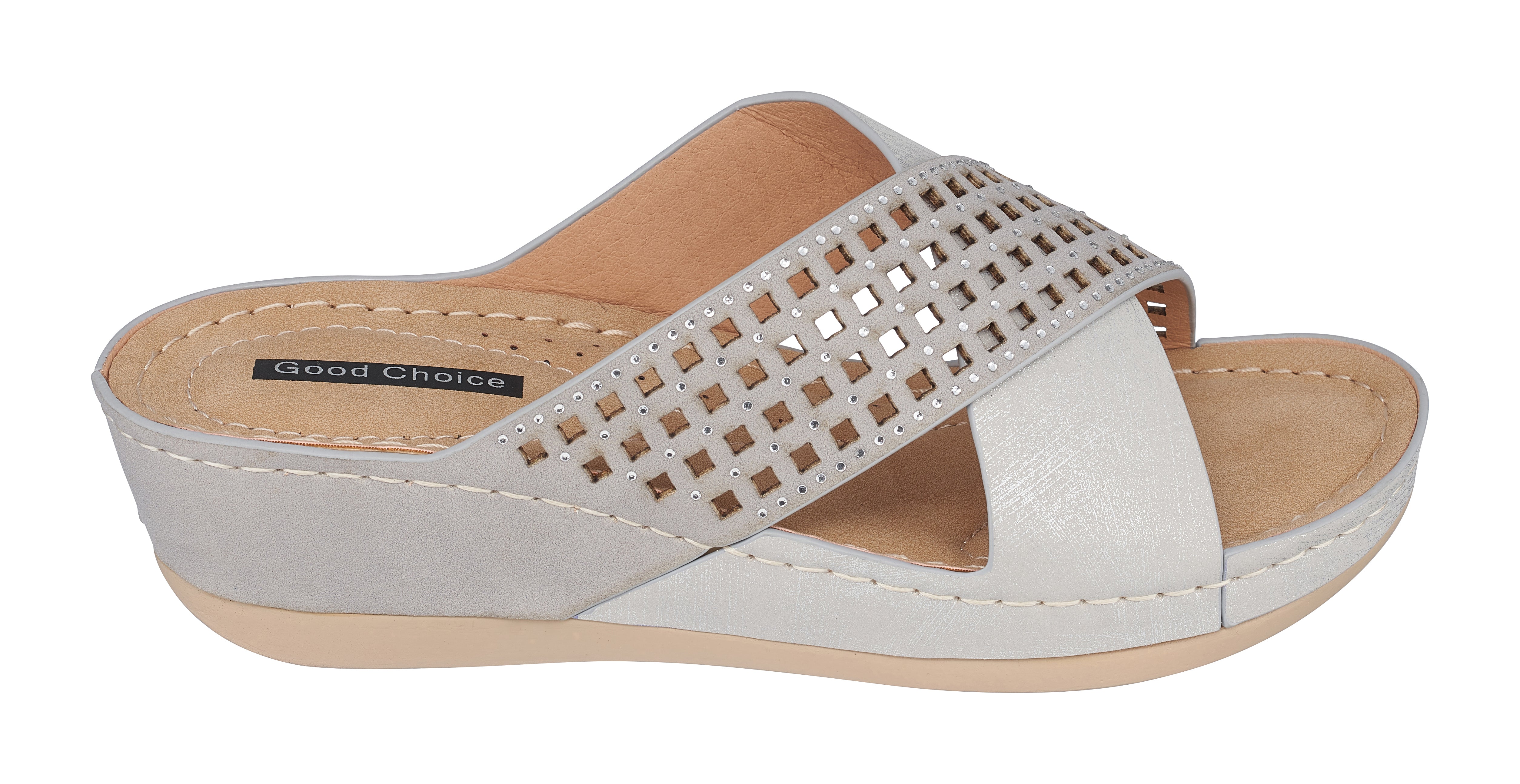 Isabella Brown Dorothy Sandals White - Raben Footwear